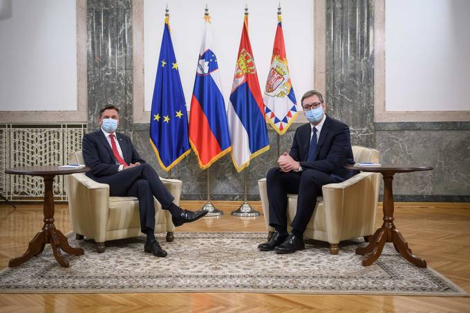 Predsednik Pahor v Beogradu izrazil upanje, da bi deklaracija voditeljev pobude Brdo-Brijuni Process navdahnila Evropsko unijo k njeni pospeeni iritvi